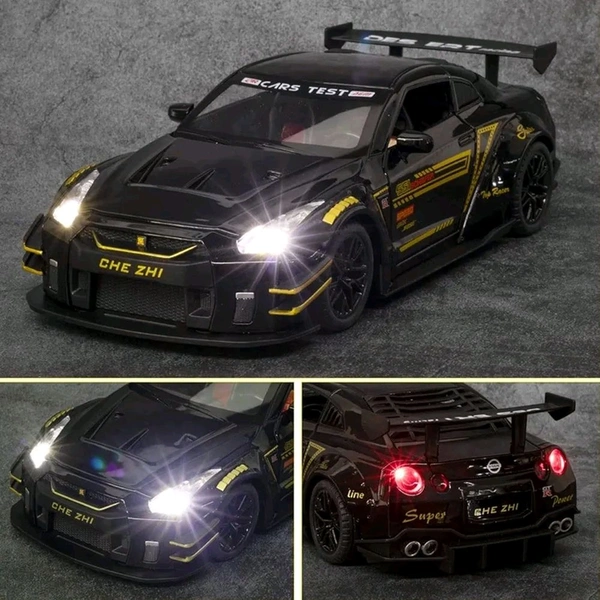 1:32 GT-R Diecast Collectors Model β Diecast Model With Lights & Opening Doors - Red