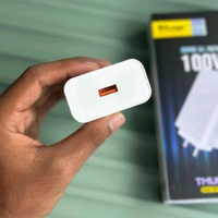 Hitage Thunder 100W Super Fast Charger | Universal Compatibility | QC 3.0 & SuperVOOC Support - 6 Months Cybzone Warranty