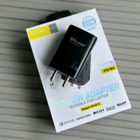 Hitage 65W PD/QC Power Adapter | Dual Port Fast Charger | Laptop & Smartphone Compatible - 6 Months Cybzone Warranty