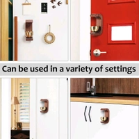 Premium Desktop Japanese-Style Zen Bell for Meditation and Mindfulness – Wooden Stand with Brass Chime Ball (Dark Brown)