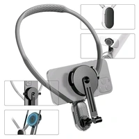 Hands-Free Mobile Phone Neck Bracket | 360° Adjustable Holder for Watching & Gaming