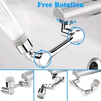 Flexible Faucet Splash Head Extender Aerator, Universal Splash Filter Faucet Sprayer with 2 Modes Outlet Modes, Tap Extension Attachment Replaceable Aerato for Bathroom ABS Material