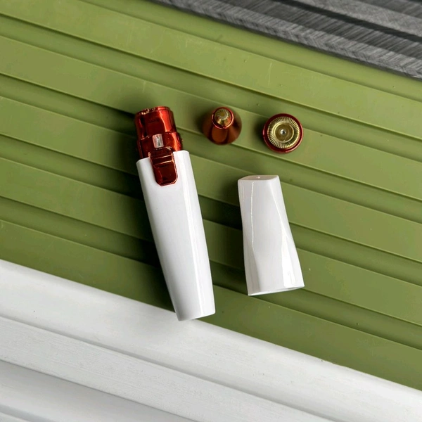 Blawless 2-in-1 Battery Operated Eyebrow & Facial Hair Trimmer | USB Rechargeable Shaver for Ladies (HX-202B)