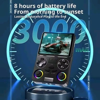 J36 Ultra Handheld Gaming Console | Retro Portable Game Player | Online Multiplayer Support With RGB Light  - (Multicolour)