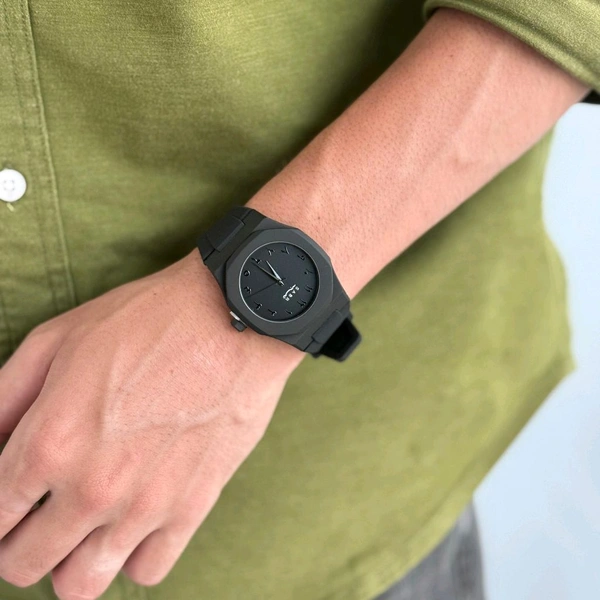 Arabic Aura Minimal Matte Arabic Dial Watch | Luxury-Inspired Design - Black