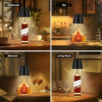 Creative Bottle Stopper LED Lamp Shade – Wine Bottle Decoration Night Light