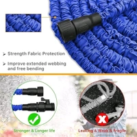 Expandable Magic Garden Hose with Spray Gun, Approx 4 Metre Pipe for Gardening, Car Wash, Outdoor Use 7 Spray Modes Nozzle Expandable Water Hose Extendable and Easy to Carry
