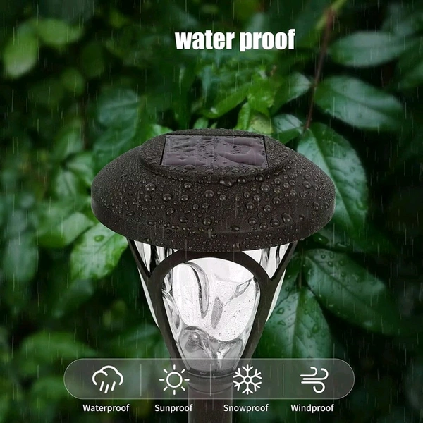 Solar Garden Lights LED Outdoor Stake Spotlight Fixture for Garden Light (Pack of 1 pc)