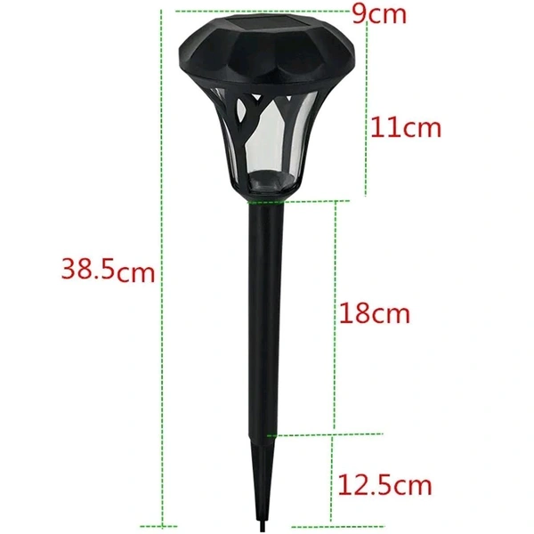 Solar Garden Lights LED Outdoor Stake Spotlight Fixture for Garden Light (Pack of 1 pc)