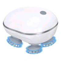 Smart Electric Scalp Massager, Handheld Electric Pet Massager Massage Tool with 4 Massage Heads