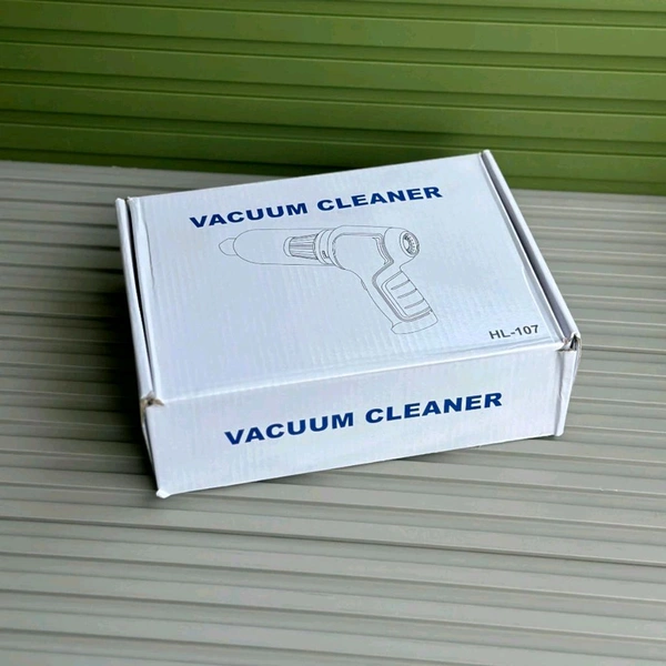 Portable Handheld Vacuum Cleaner HL-107 – High Power | Multi-Nozzle Attachments | USB Rechargeable