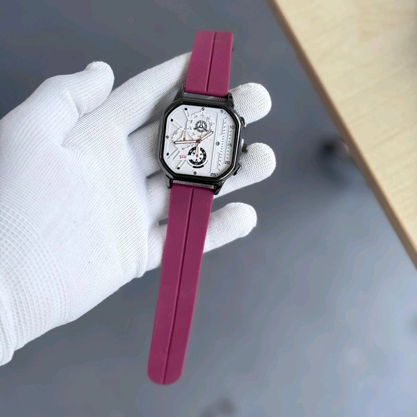 WooTime Budget Analog Quartz Watch – Premium Style at a Budget Price - Red