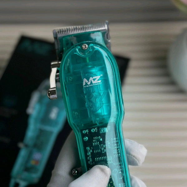 MZ M854T Professional Hair Clipper – Transparent Edition