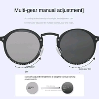 Adjustable Lens Round Sunglasses – Steampunk Style