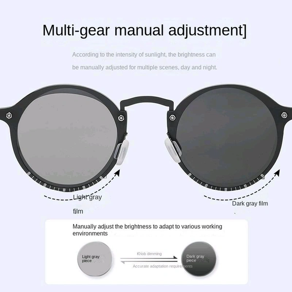Adjustable Lens Round Sunglasses – Steampunk Style