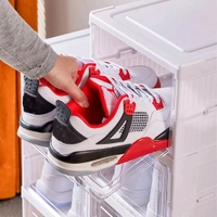 Stackable Multifunctional Storage, for Clothes Foldable Drawer Shelf Basket Utility Cart Rack Storage Organizer Cart for Kitchen, Pantry Closet, Bedroom, Bathroom, Laundry (4 / Layer 1 Pc)