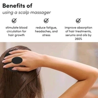 2 Pieces Scalp Massager Shampoo Brush with Soft Silicone Bristles – Hair Washing Brush for Deep Cleaning, Dandruff Removal, Hair Growth Stimulation, and Relaxing Head Massage