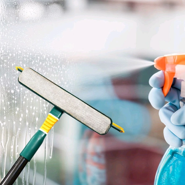 3 In 1 Glass Wiper Used In All Kinds Of Household And Official Places For Cleaning And Wiping Of Floors, Glasses And Dust Etc