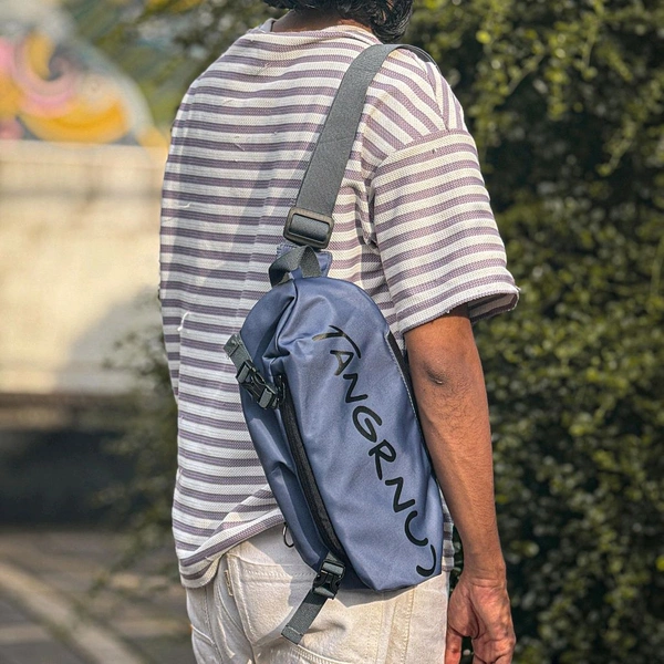 Tangrnu Crossbody Sling Bag – Stylish & Functional Everyday Carry - Gray