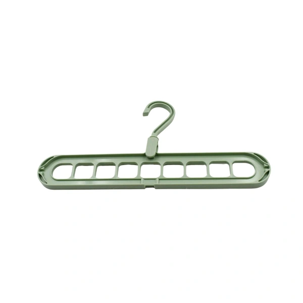 Hole Plastic Hanger Hanging Hook Indoor Wardrobe Clothes Organization Storage Balcony Windowsill Suit Racks - Pack Of 4