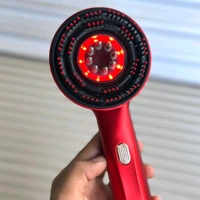 Electric Scalp Massage Comb – With Vibration & LED Therapy
