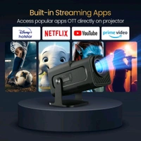 HY320 HD Projector With 2GB RAM + 16GB ROM | Ultra HD Home Cinema  - 1 Month Cybzone Warranty