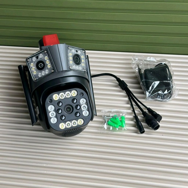 V380 Pro Wireless Smart Camera – 355° PTZ, AI Motion Detection, Night Vision, Waterproof, SIM Support 