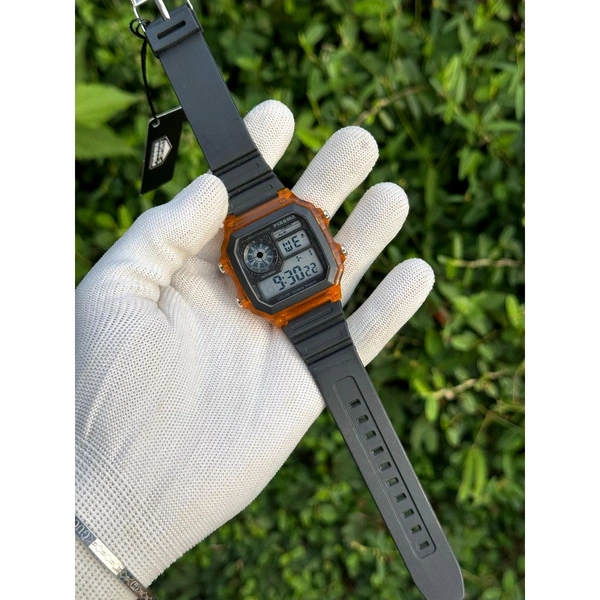 New Piaoma Digital Watch – Premium Square Design, Water Proof Guaranteed - Orange
