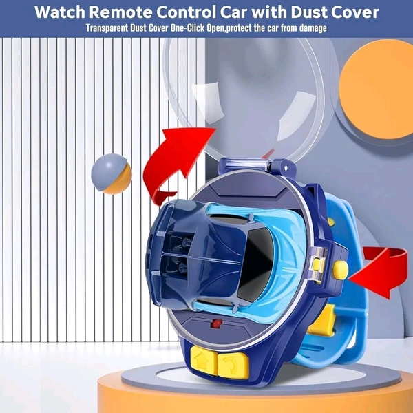 Watch Remote Control Car – 2-in-1 Smart Wrist Watch Car Toy for Kids (Rechargeable)