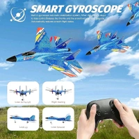 Foam Fighter SU-27 Smart Gyroscope RC Plane – Fly Like a Pro! (Pack of 1 / Multicolore)