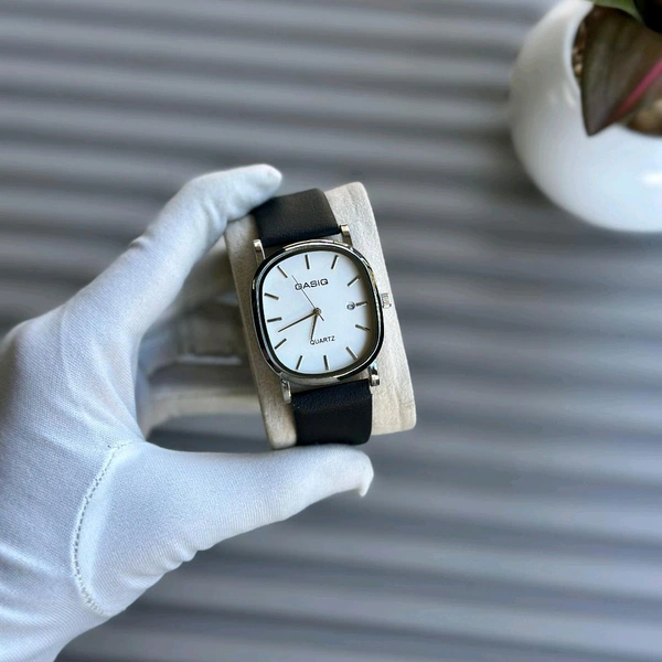 Gasiq Budget Analog Quartz Watch – Premium Style at a Budget Price - White