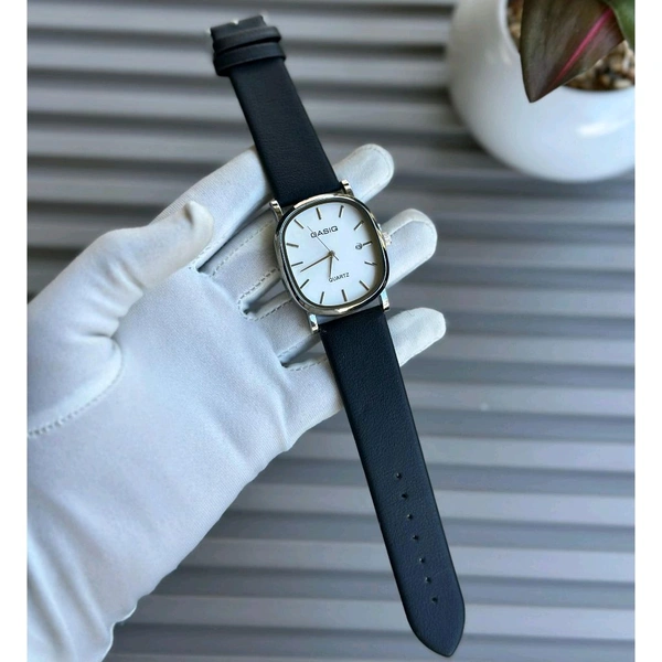 Gasiq Budget Analog Quartz Watch – Premium Style at a Budget Price - White