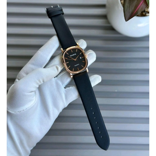 Gasiq Budget Analog Quartz Watch – Premium Style at a Budget Price - Gold