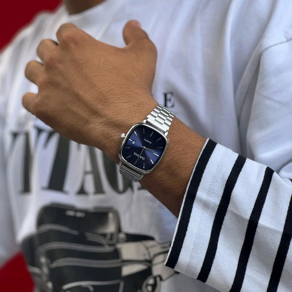 Gasiq Budget Analog Quartz Watch โ Premium Style at a Budget Price - Blue