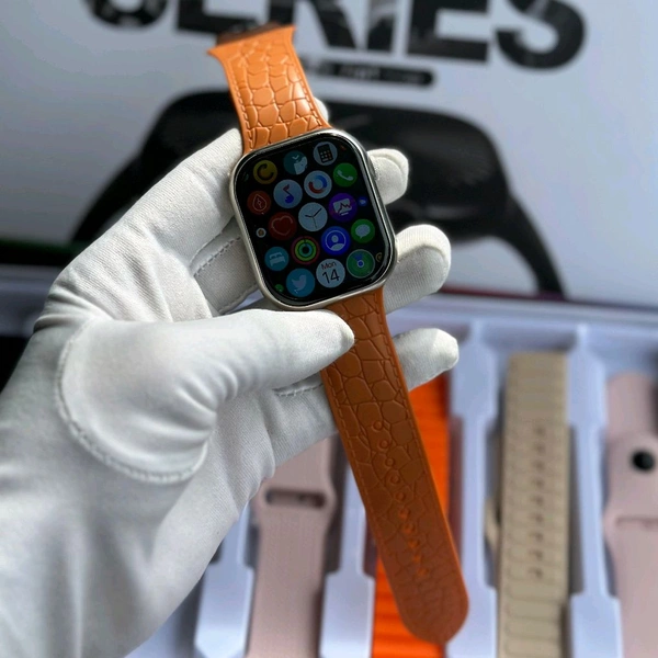 S30 Pro Max 49mm Smartwatch (Series 9) – 7-in-1 Combo with Bluetooth Calling & 7 Swappable Straps