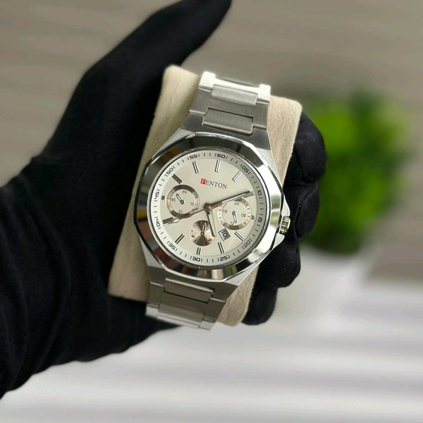 Fenton Budget Analog Quartz Watch โ Premium Style at a Budget Price - White