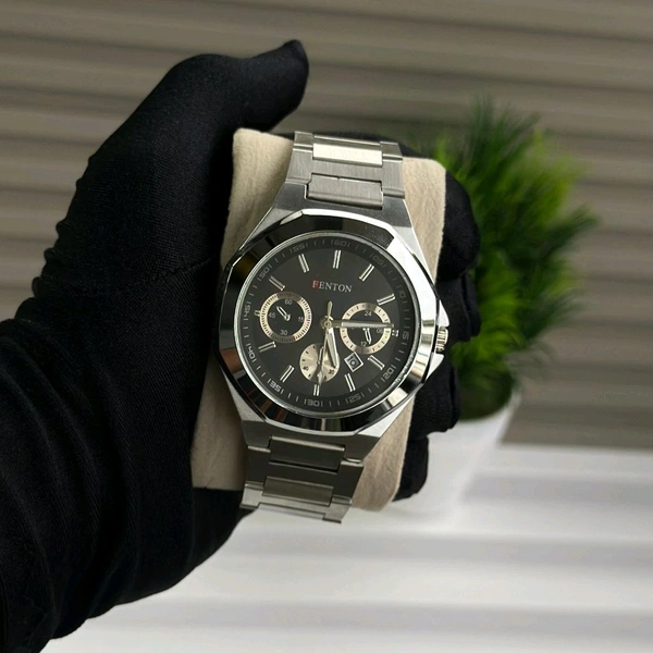 Fenton Budget Analog Quartz Watch โ Premium Style at a Budget Price - Black