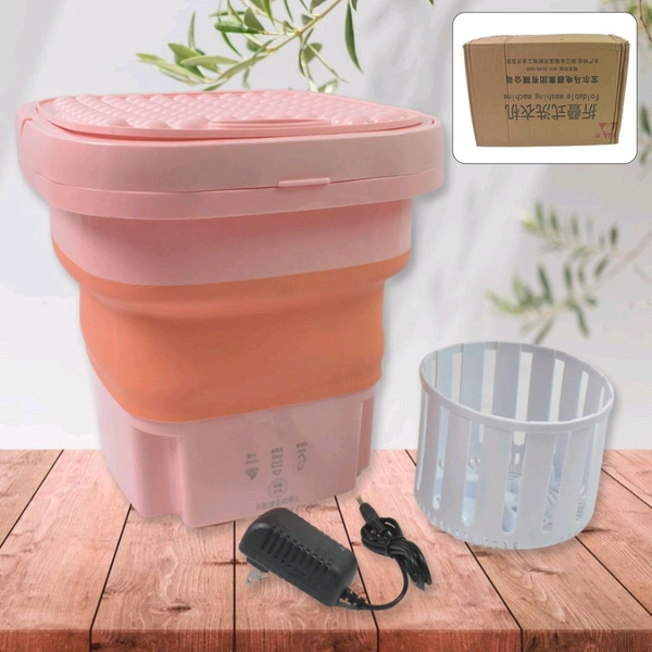 Portable Washing Machine, Foldable Washer and Dryer Combo, Small Foldable Bucket Washer for Baby Clothes, Underwear or Small Items, Apartment, Dorm, Camping, Travel laundry