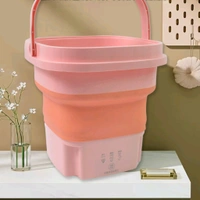 Portable Washing Machine, Foldable Washer and Dryer Combo, Small Foldable Bucket Washer for Baby Clothes, Underwear or Small Items, Apartment, Dorm, Camping, Travel laundry