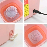 Portable Washing Machine, Foldable Washer and Dryer Combo, Small Foldable Bucket Washer for Baby Clothes, Underwear or Small Items, Apartment, Dorm, Camping, Travel laundry
