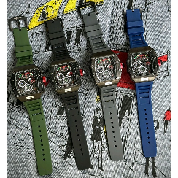 Forest Men’s Classic Analog Watch – Elegant Dial, Date Display – Formal & Casual Wear - Green