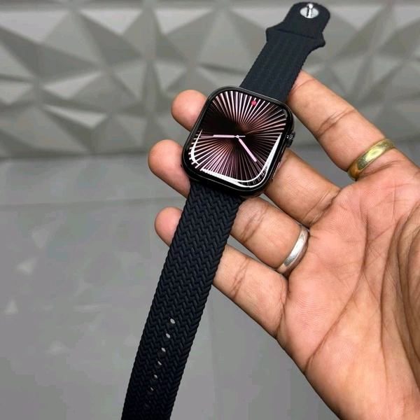 Wearfit HK11 Pro Max Smartwatch – 1.9" HD Display | Bluetooth Calling | Fitness & Style Combo | 4GB Storage  - Black