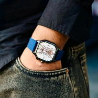 WooTime Budget Analog Quartz Watch β Premium Style at a Budget Price - Blue