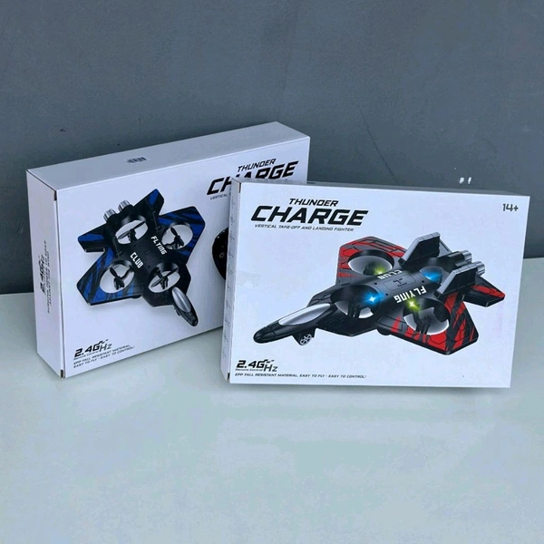 Fighter Plane RC Jet with LED Lights – Interstellar Series | Rechargeable Remote Control Aircraft for Kids