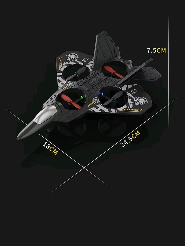 Fighter Plane RC Jet with LED Lights – Interstellar Series | Rechargeable Remote Control Aircraft for Kids