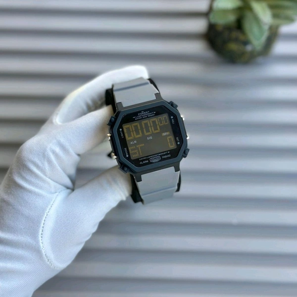 Forest Men’s Classic Analog Watch – Elegant Dial, Date Display – Formal & Casual Wear - Gray