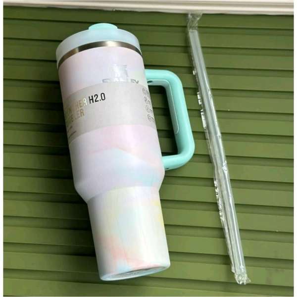 50oz Premium Gradient Insulated Tumbler with Handle + Straw (Flowstate H2.0)