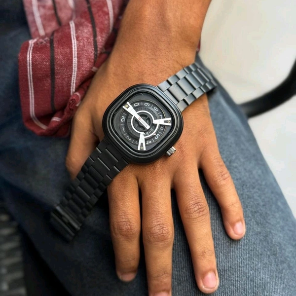 Fenton Budget Analog Quartz Watch – Premium Style at a Budget Price - Black