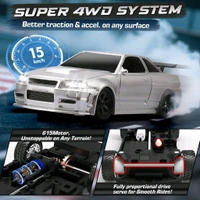1:43 Scale High-Speed RC Drift Car – 4WD | 15+ KM/H | Full Drift Kit Included
