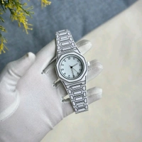 Minimalist Geometric Strap Watch for Men & Women | Ultra-Slim Design | Lightweight Daily Wear Wristwatch - White